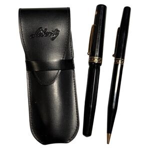 Waterman Set Fountain Pen and Mechanical Pencil with Plastic Holder